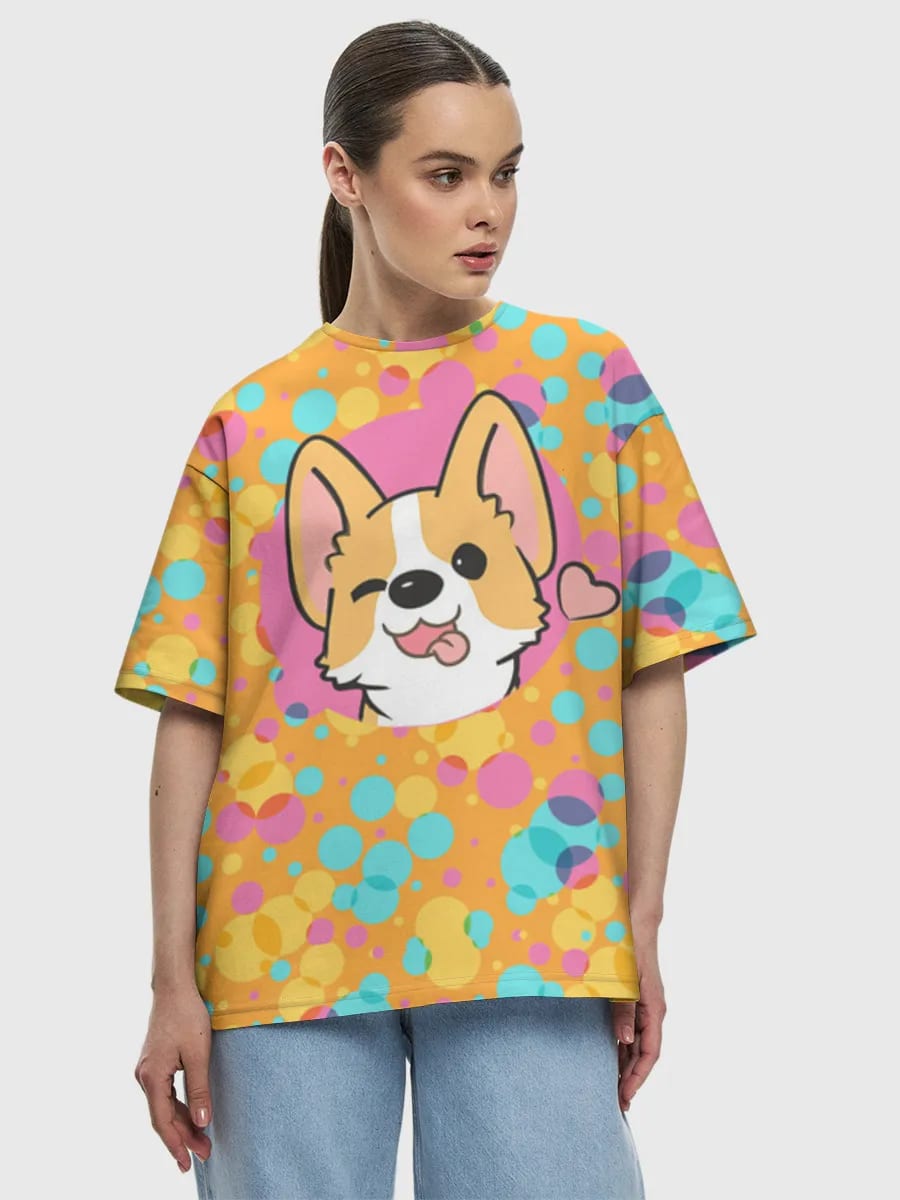 Niedlicher zwinkernder Corgi
