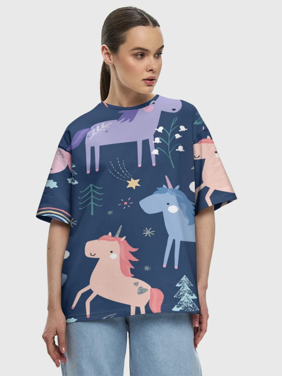 Whimsical Unicorn Rainbow Night