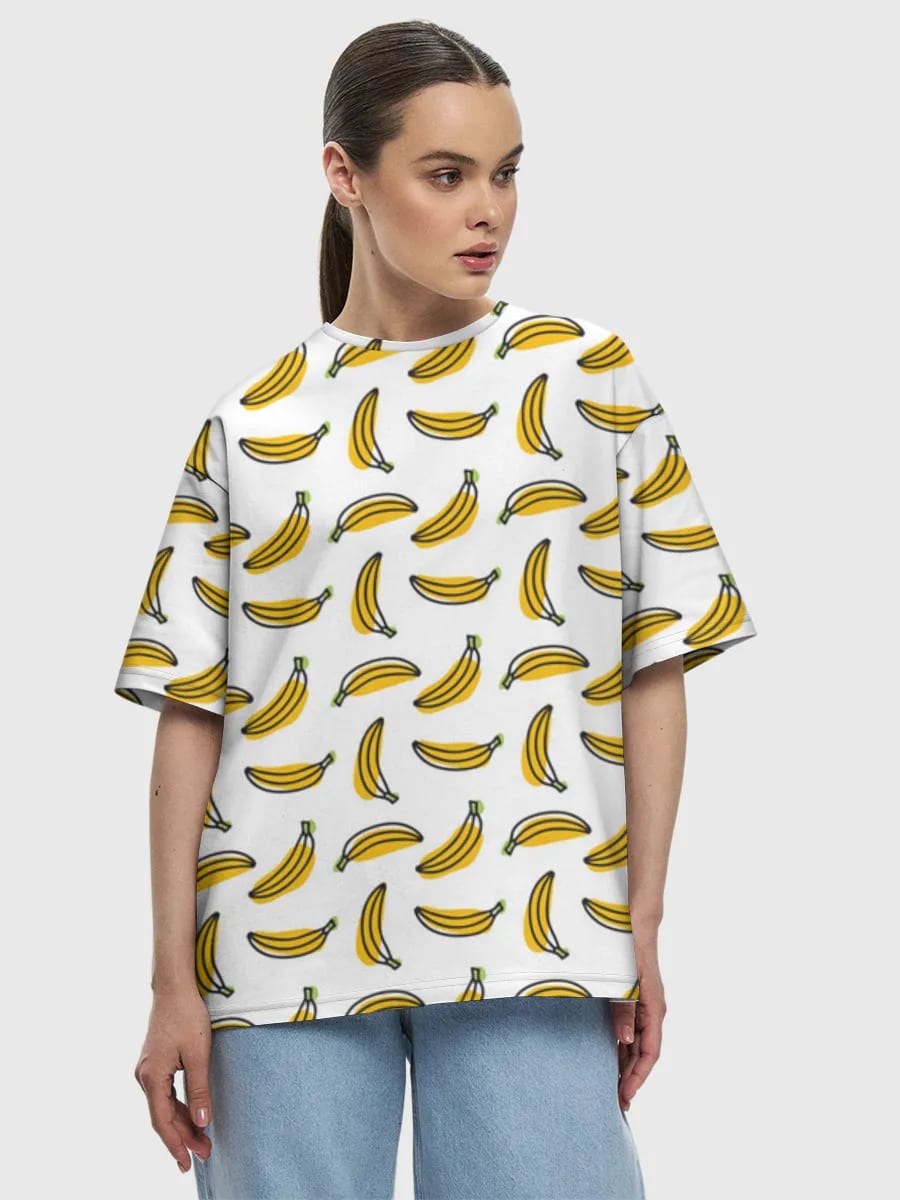 Verspielter Bananen-Print
