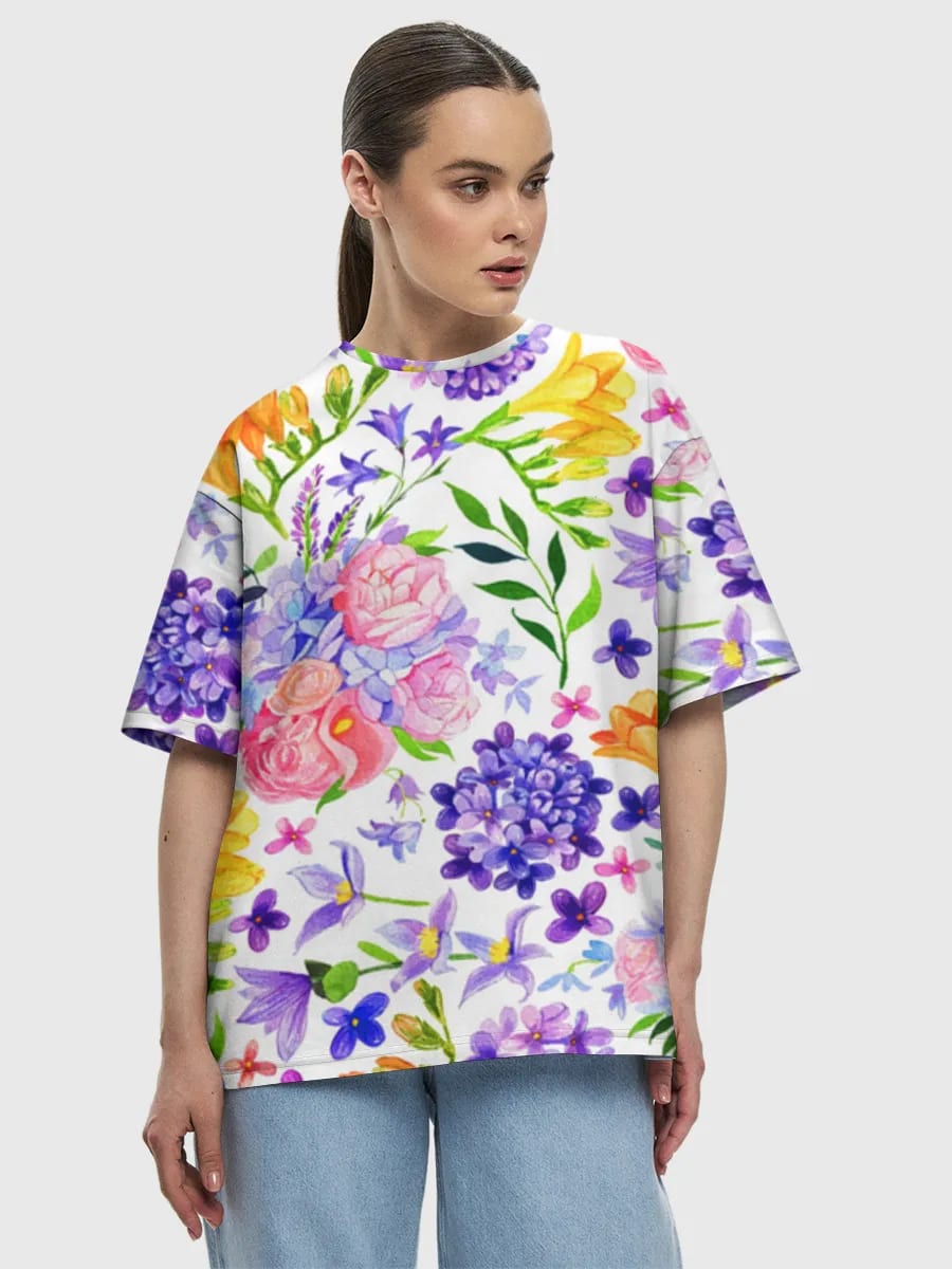 Watercolor Garden Flowers