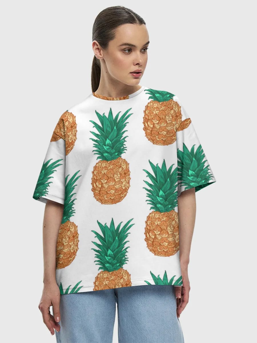 Tropical Pineapple Print