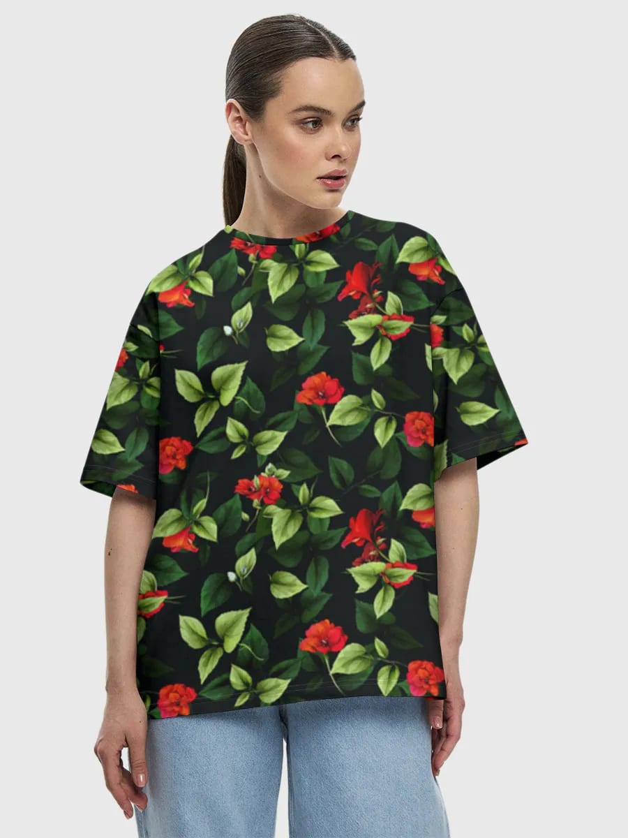 Botánica de hibisco rojo