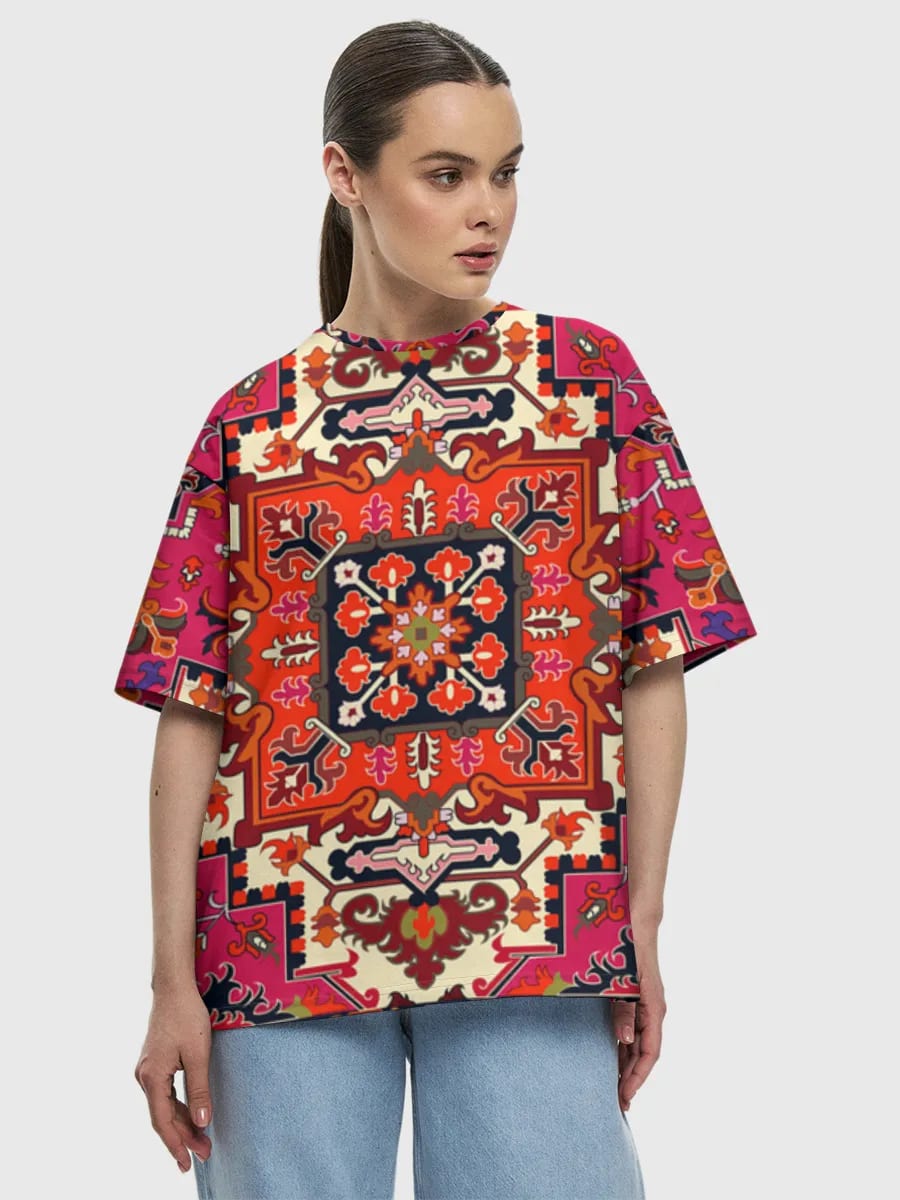 Vibrant Persian Rug Motif