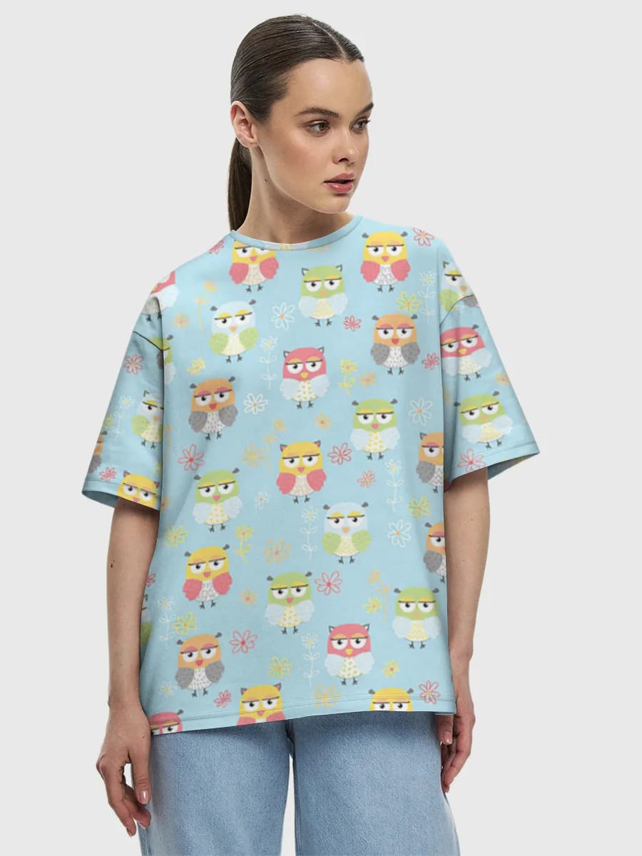 Pastel Owl Garden