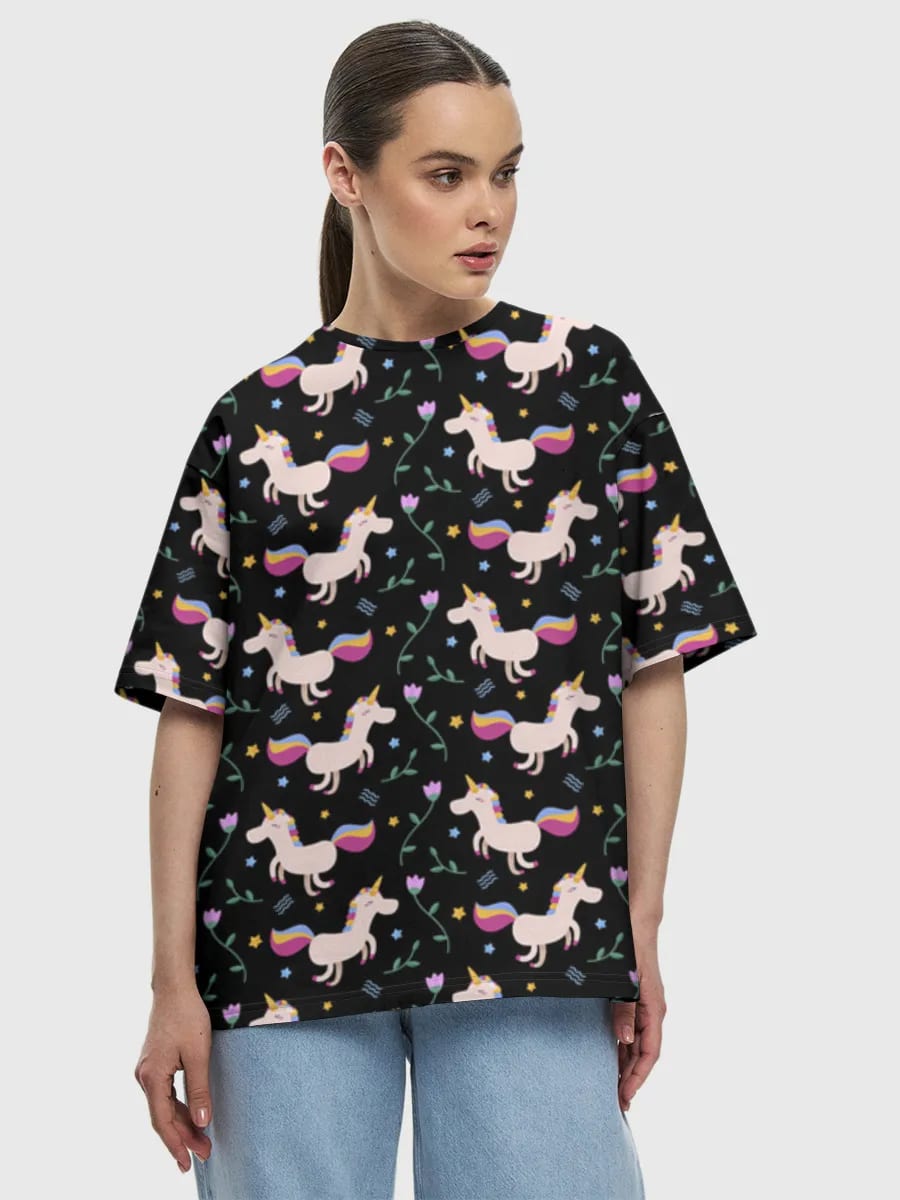 Cute Unicorn Night Sky