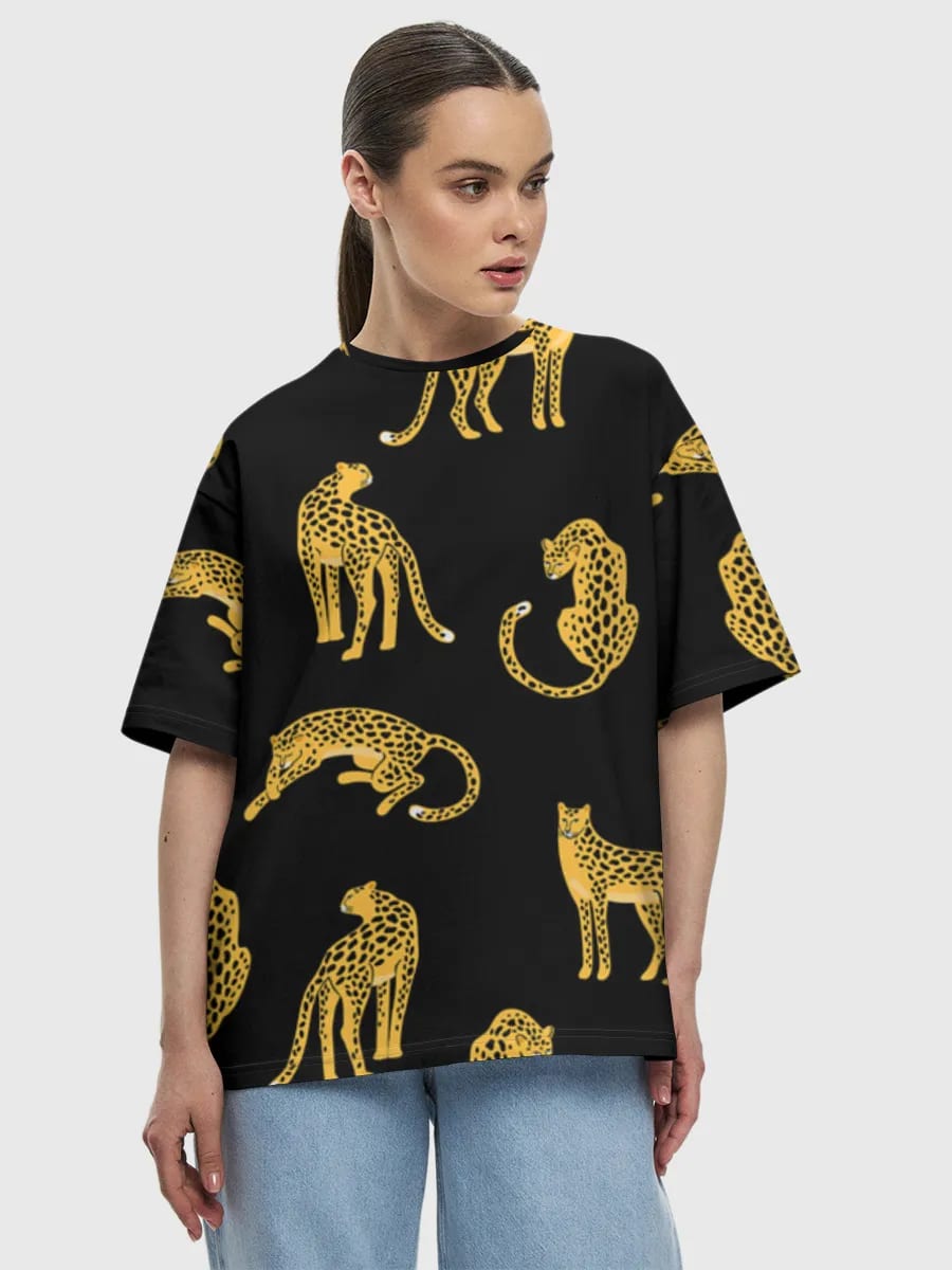 Golden Cheetahs On Black
