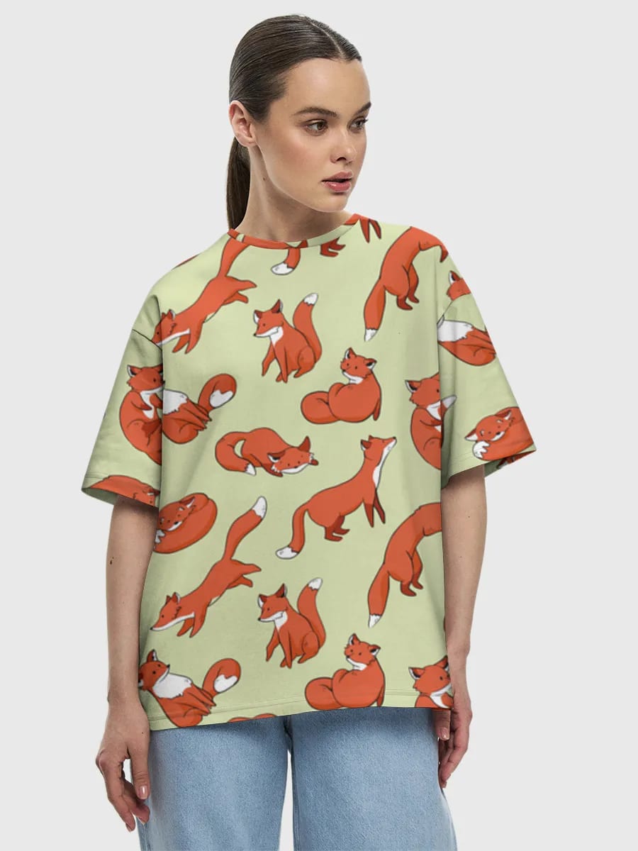 Playful Foxes Print