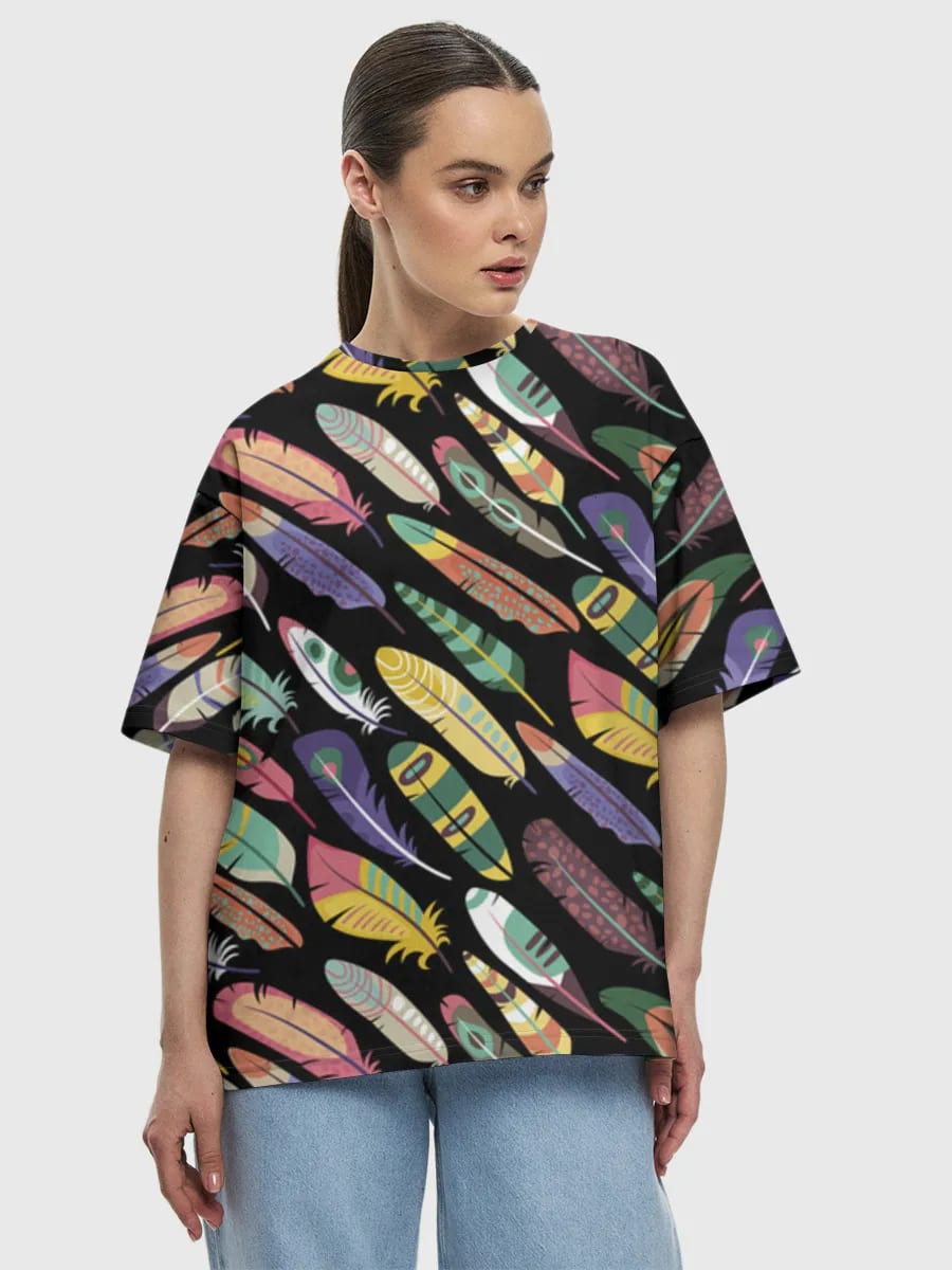 Colorful Feather Scatter