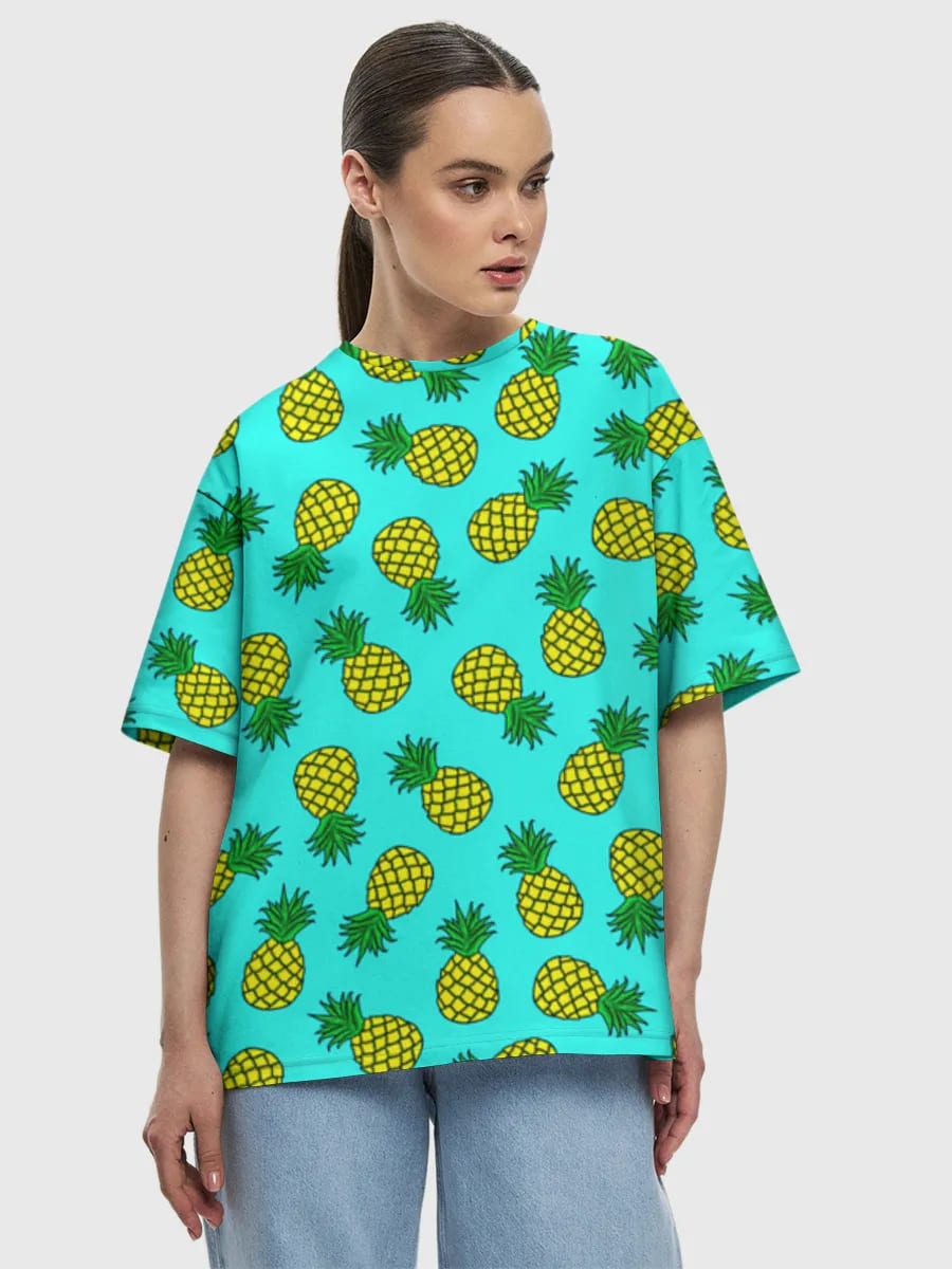 Tropical Pineapple Print