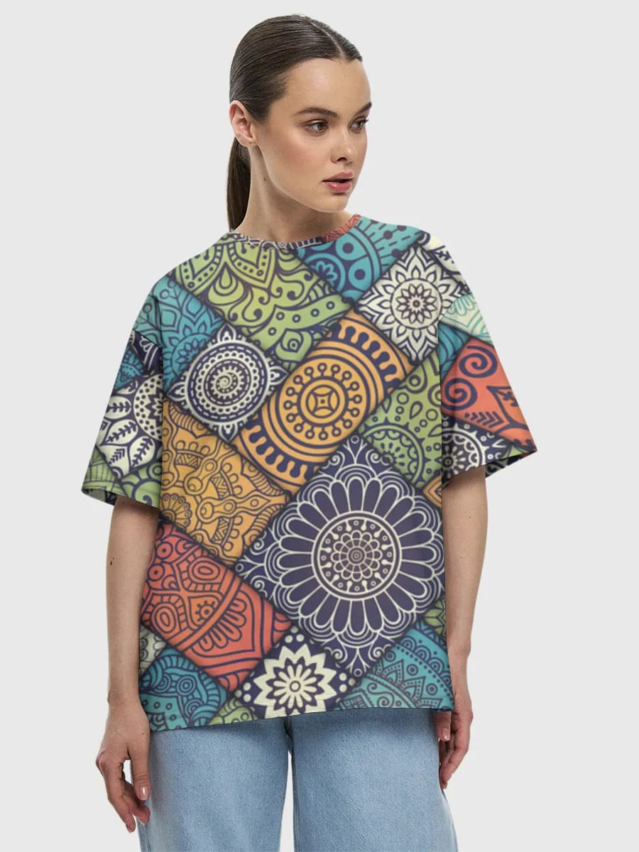 Colorful Mandala Mosaic