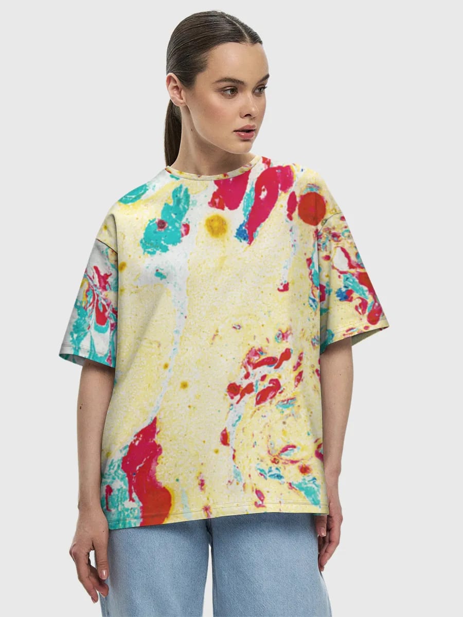 Vibrant Paint Pour Swirls