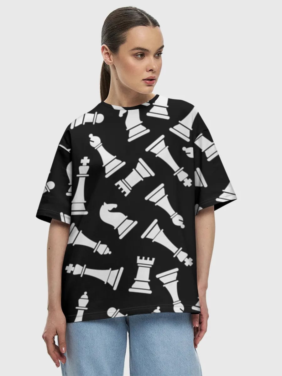 Chess Pieces Scatter