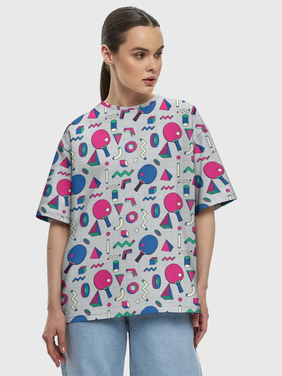 Retro Memphis Ping Pong