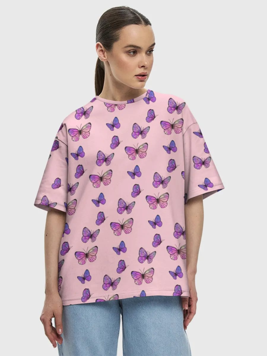 Pink Lila Schmetterlinge
