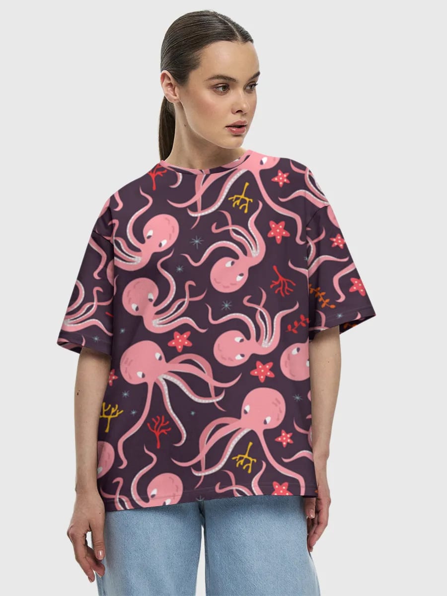 Lindo pulpo rosa