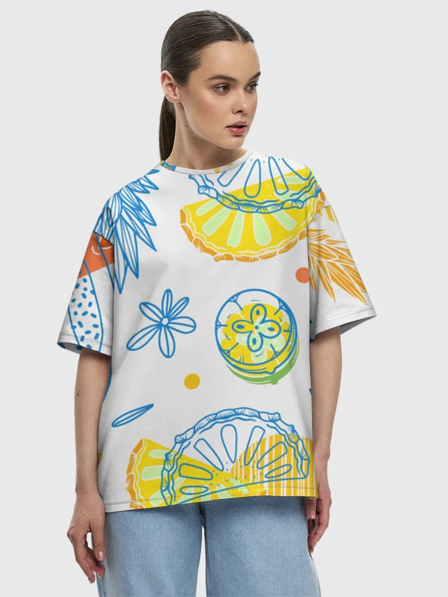 Tropical Fruit Doodle
