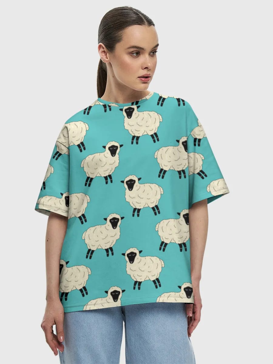 Mignonne Illustration de Moutons