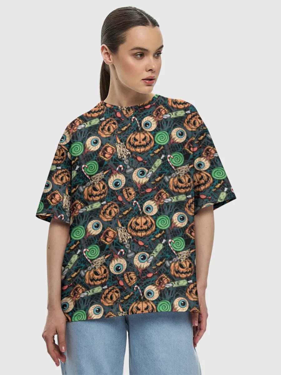 Spooky Halloween Candy Collage