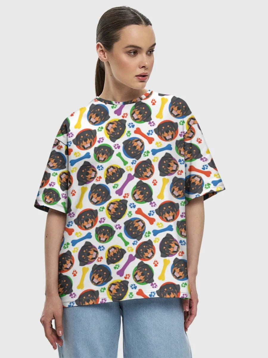 Niedlicher Rottweiler Welpen-Print