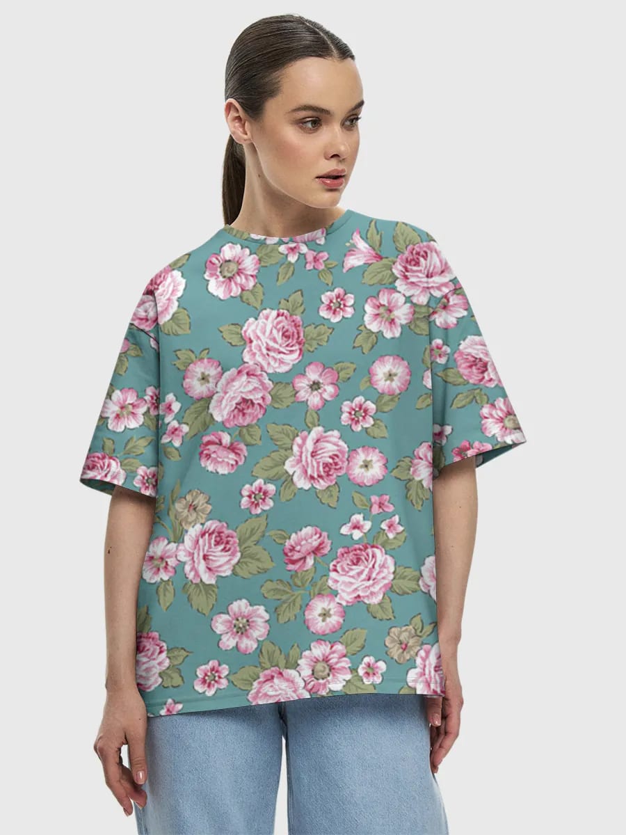 Vintage Pink Rose Floral