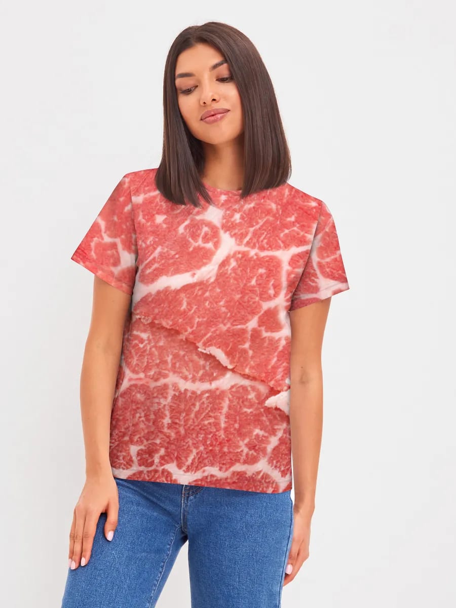 Marmoriertes rohes Rindfleisch