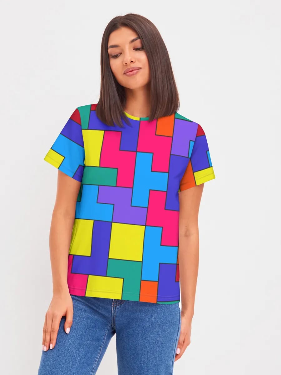 Neon Block-Geometrie