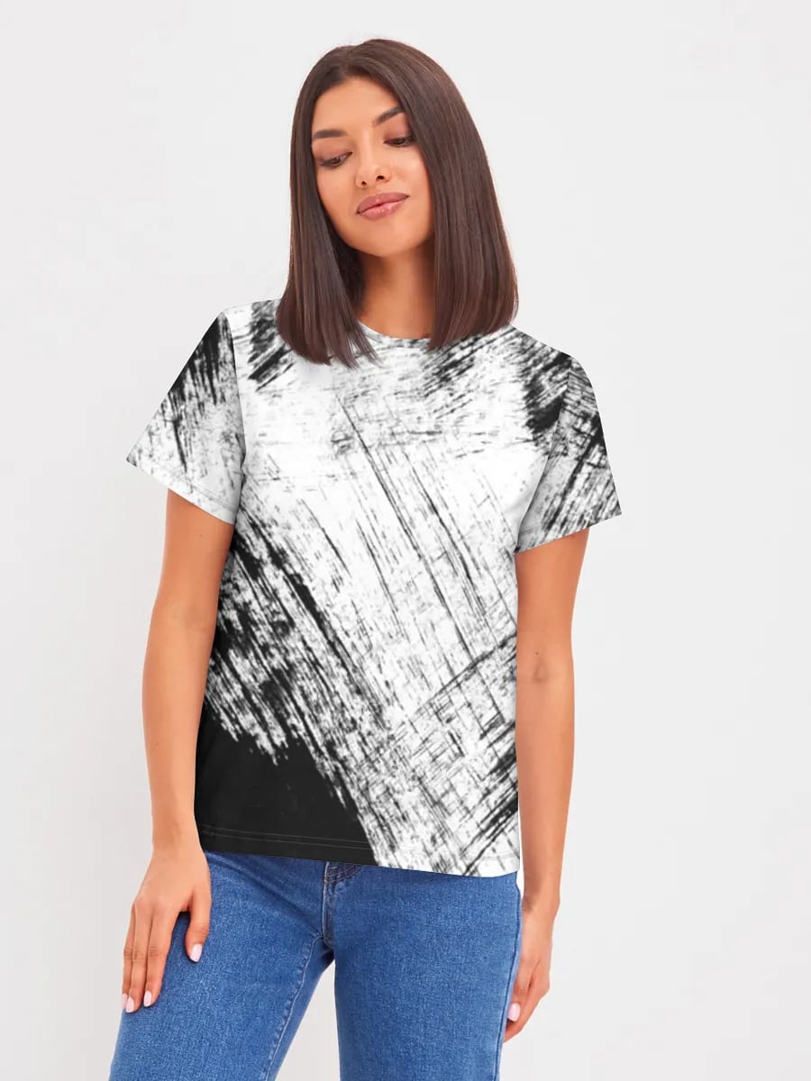 Abstract Ink Brushstrokes