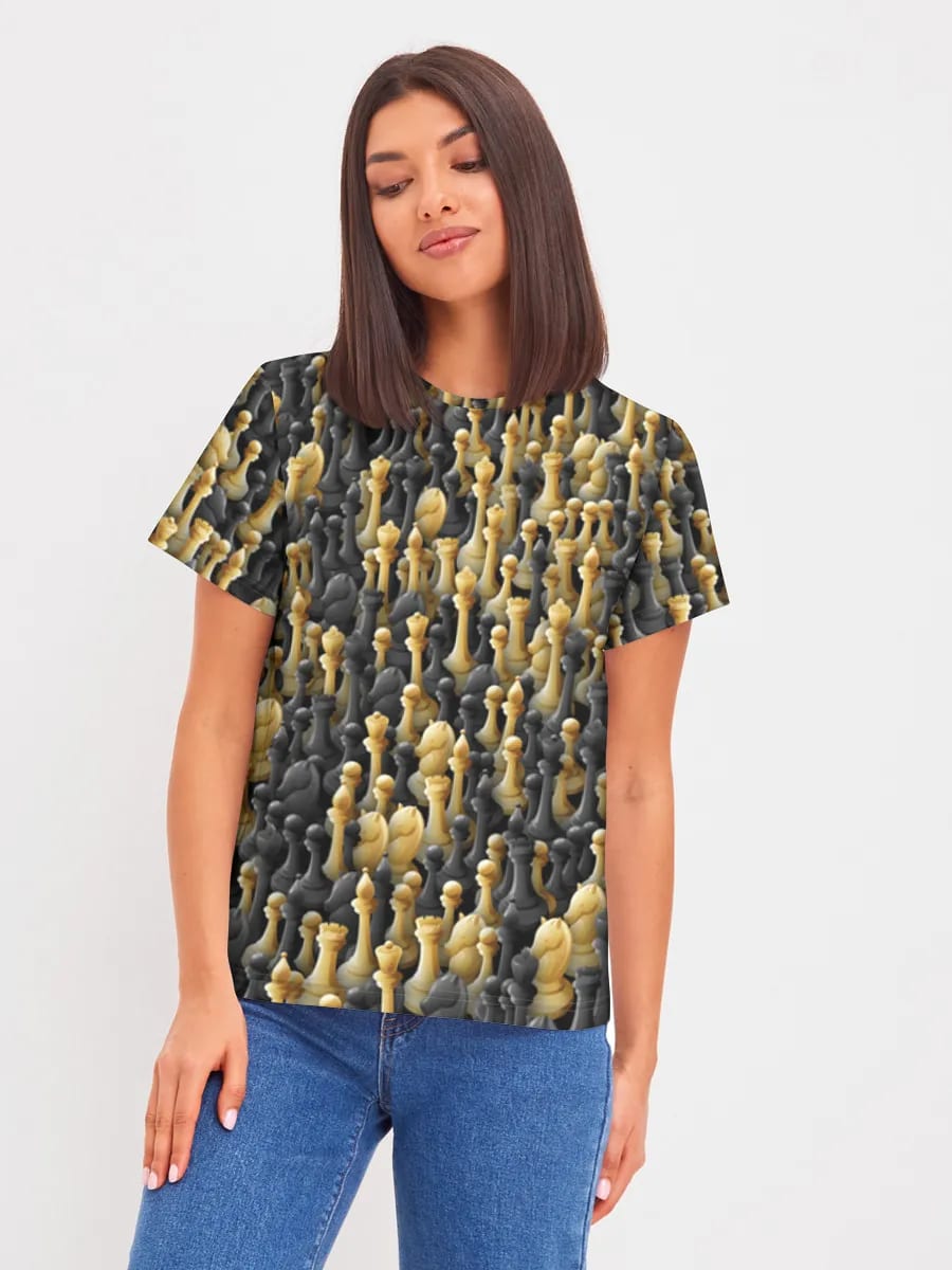 Gold und Schwarz Schach