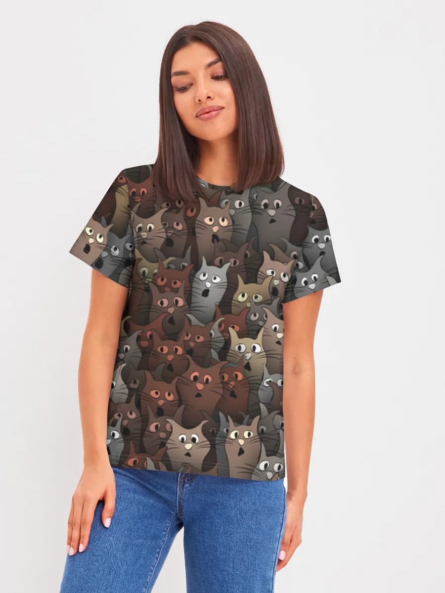 Menge süßer Katzen