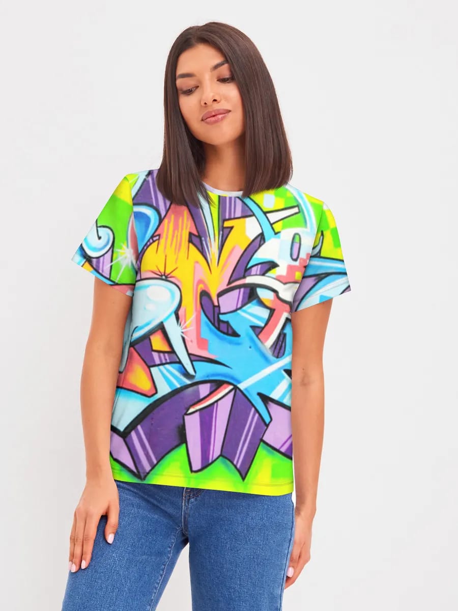 Neon graffiti devor sanʼati