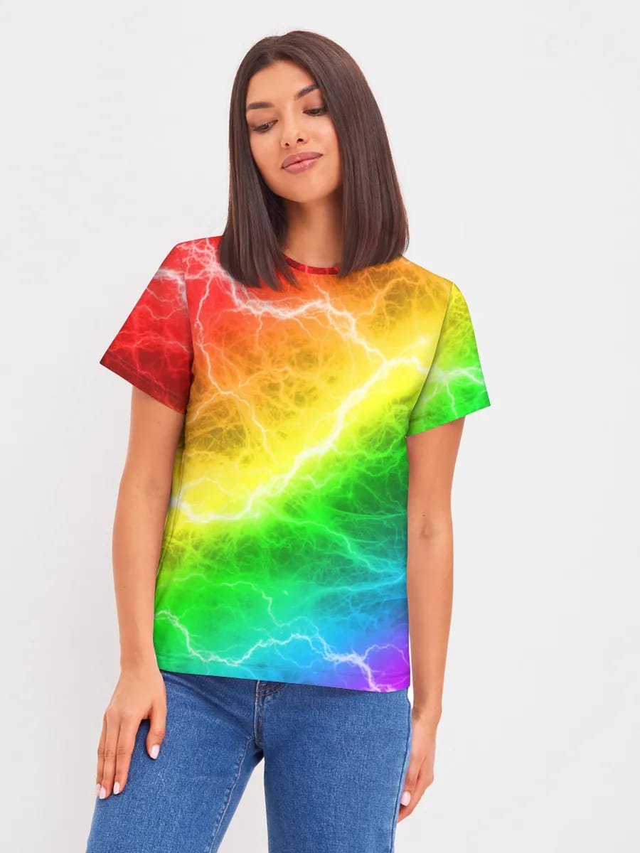Regenbogen Blitz-Welle