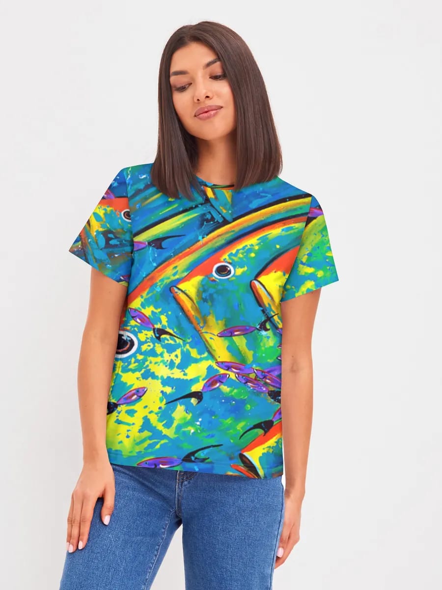 Lebhafte tropische Fische