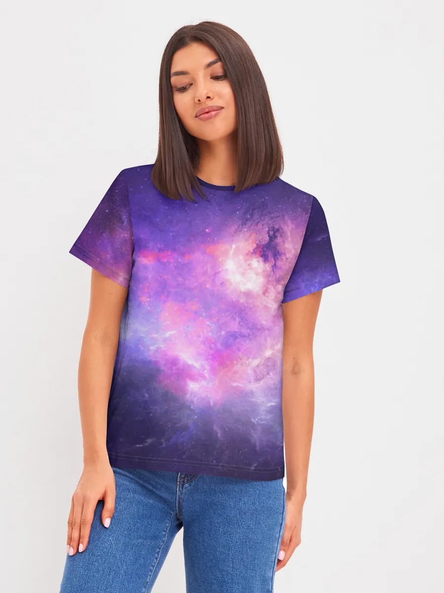 Violet Cosmic Nebula