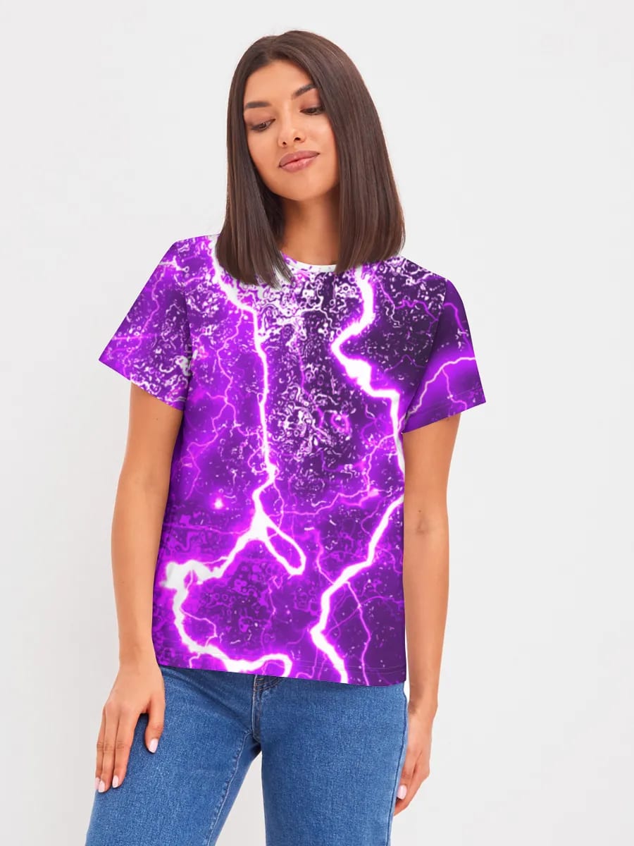 Neon Lila-Blitz