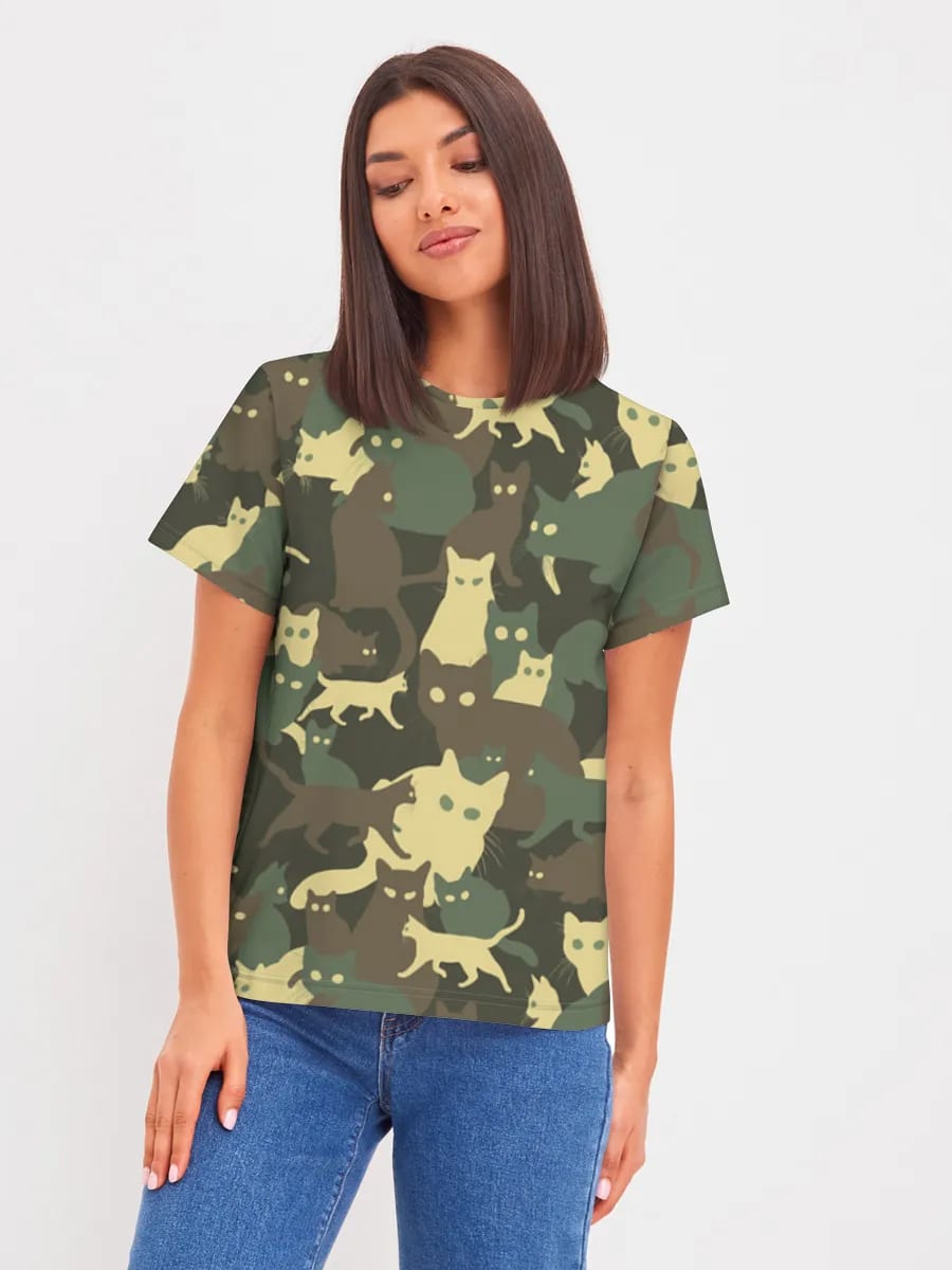 Camo Cat Crowd