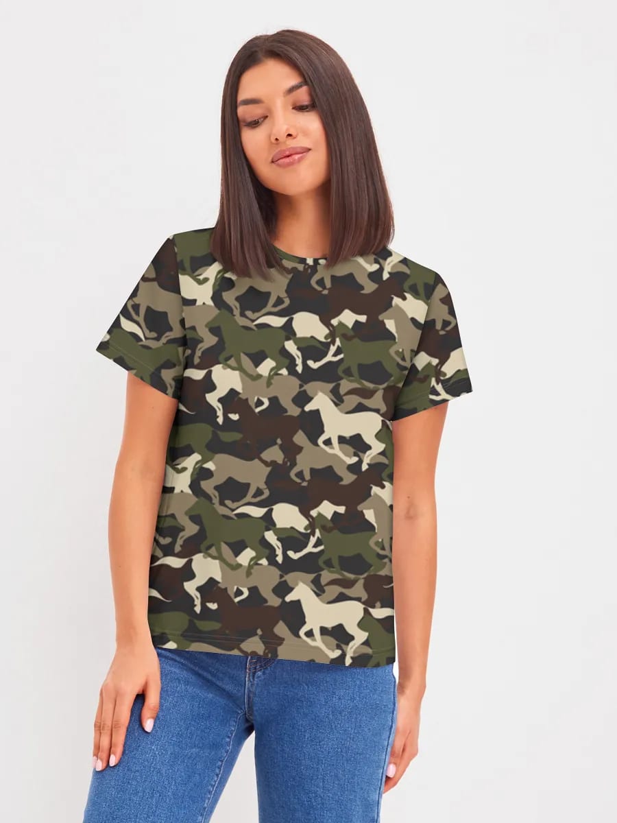 Camouflage Laufende Pferde