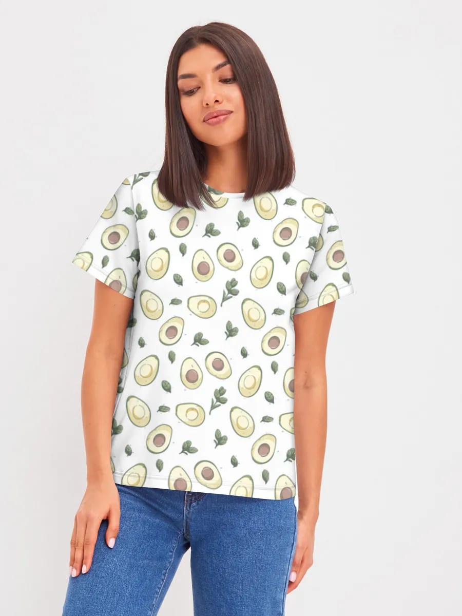 Avocado Skizzen-Illustration