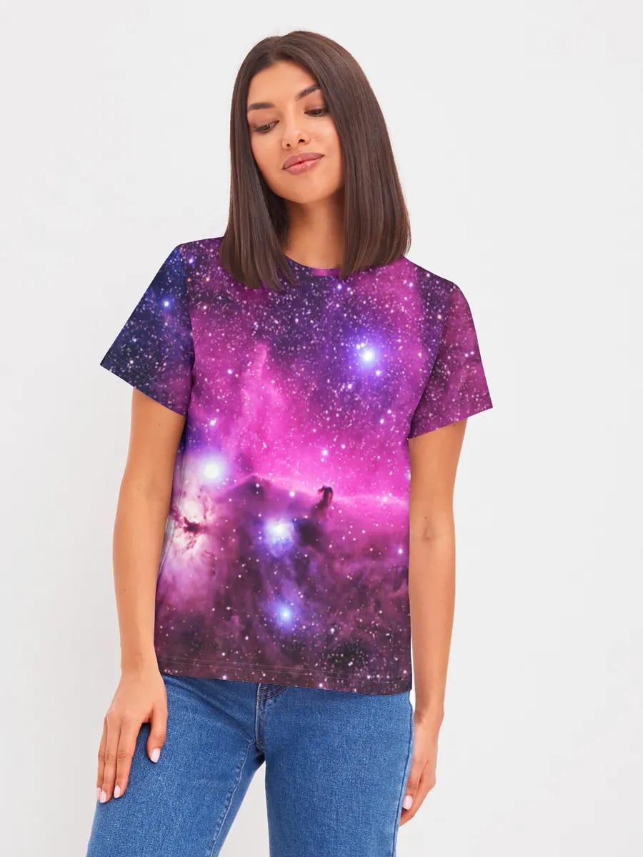 Purple Nebula Starfield