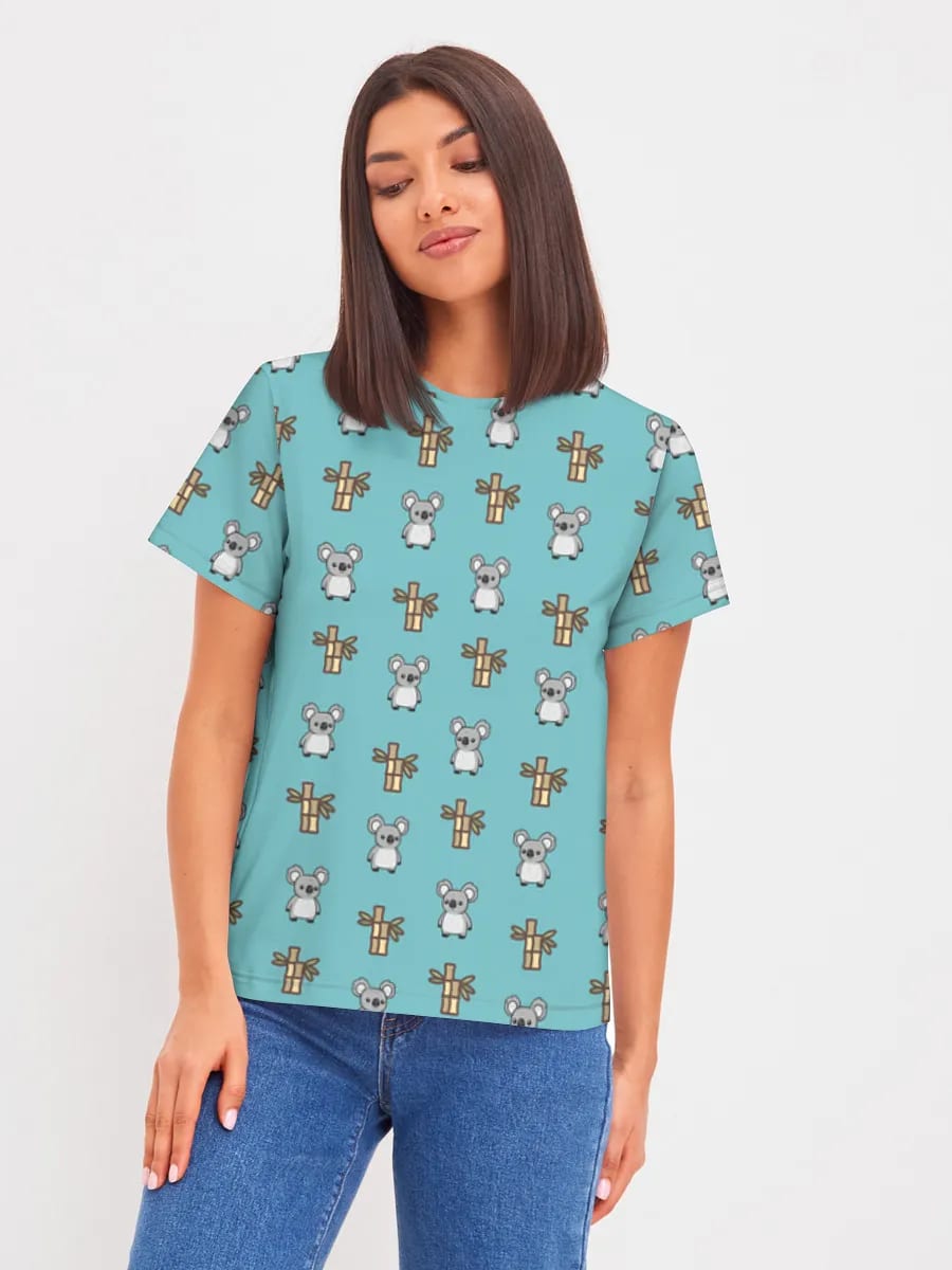 Kawaii Koala und Bambus