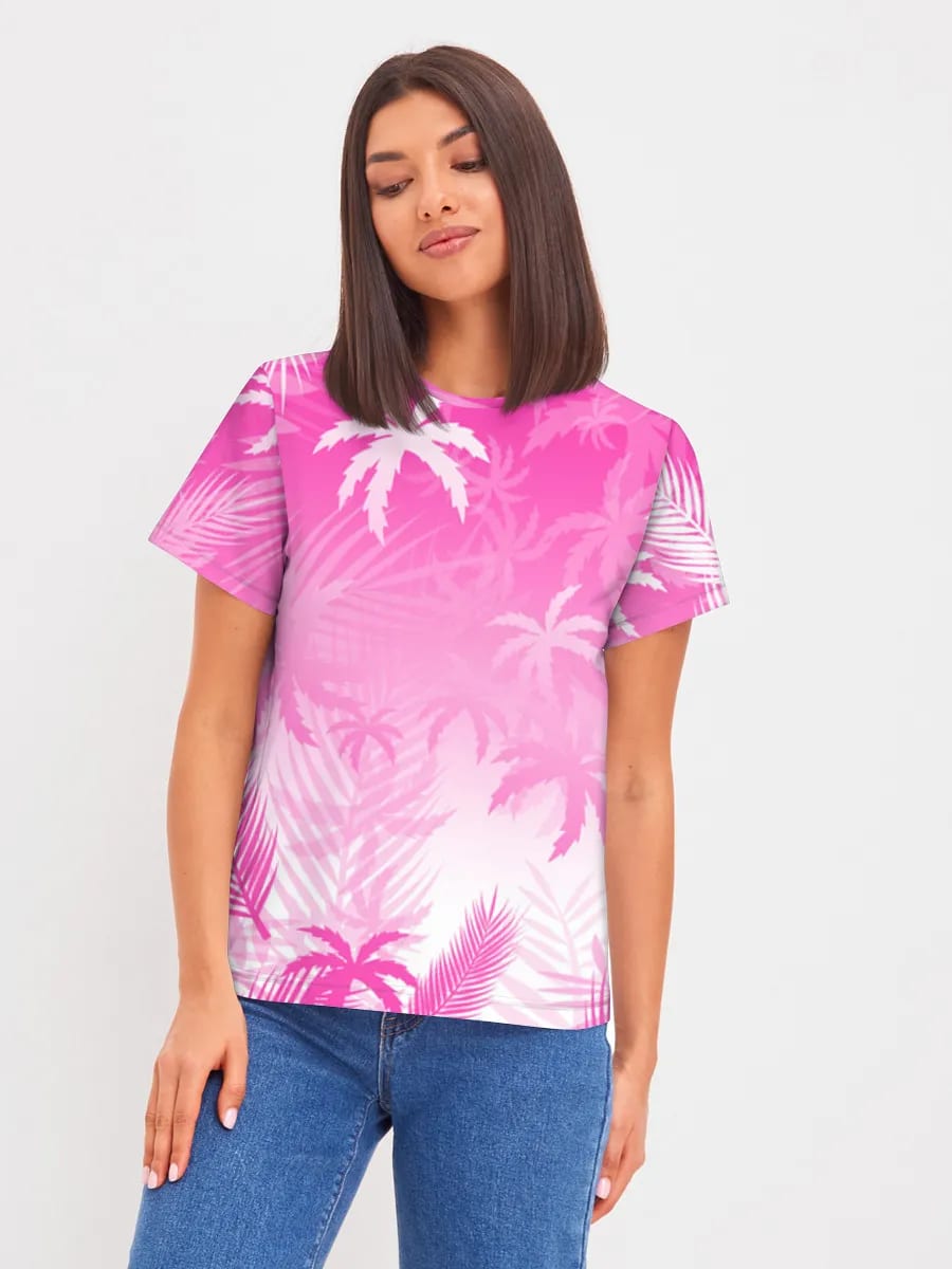 Pink Tropical Palms