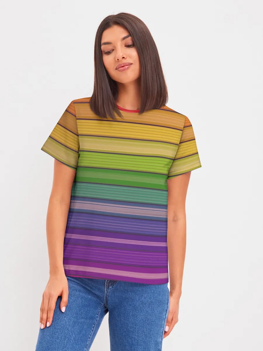 Regenbogen Serape Streifen