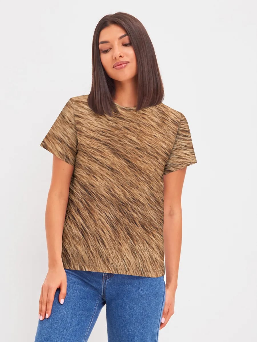 Warme braune Felltextur