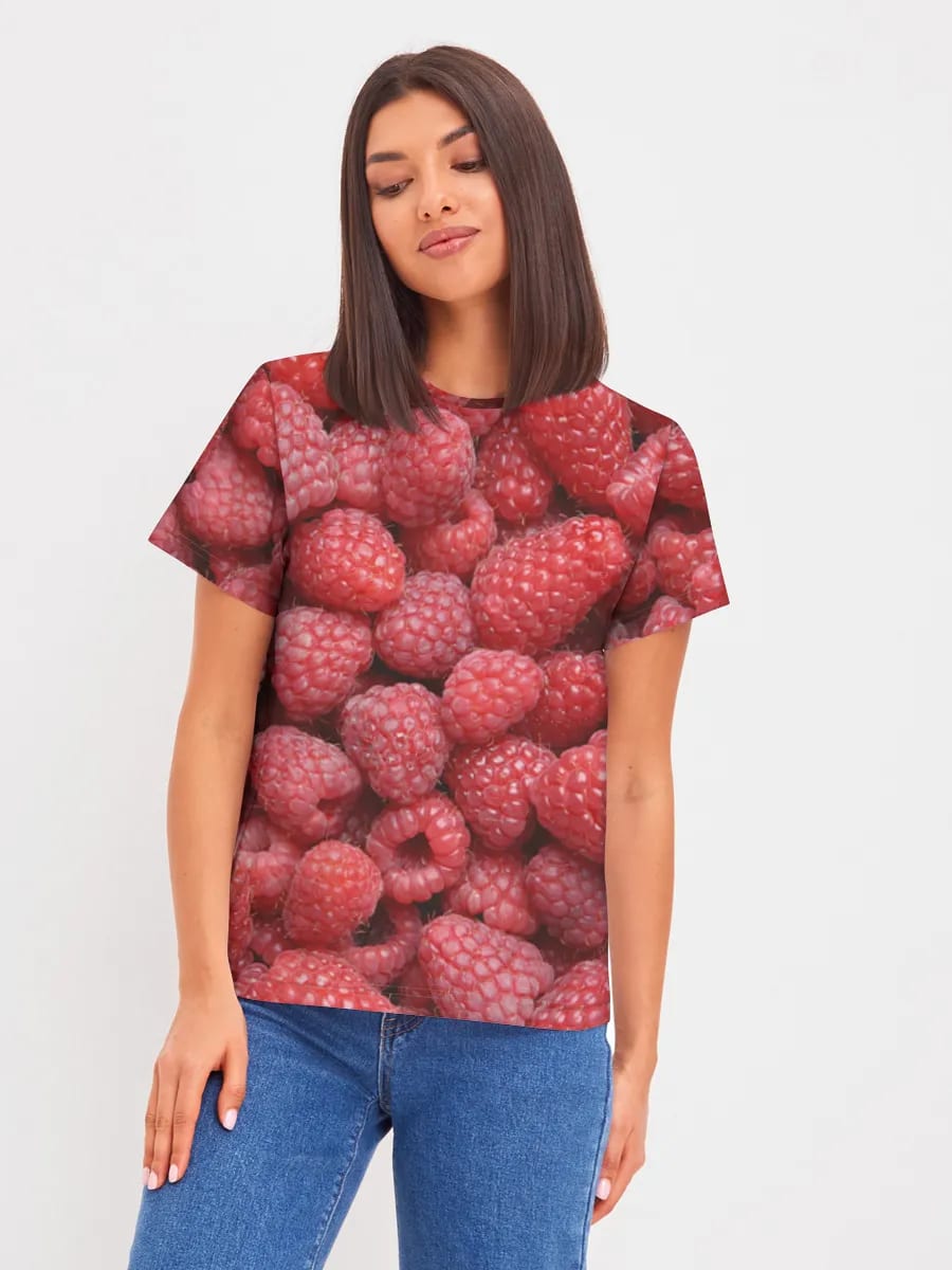 Fresh Raspberry Closeup