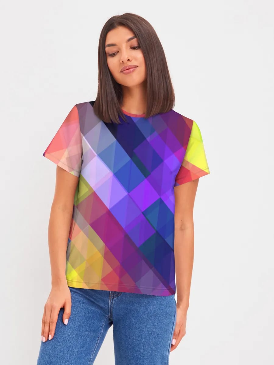 Regenbogen Geometrisches Mosaik