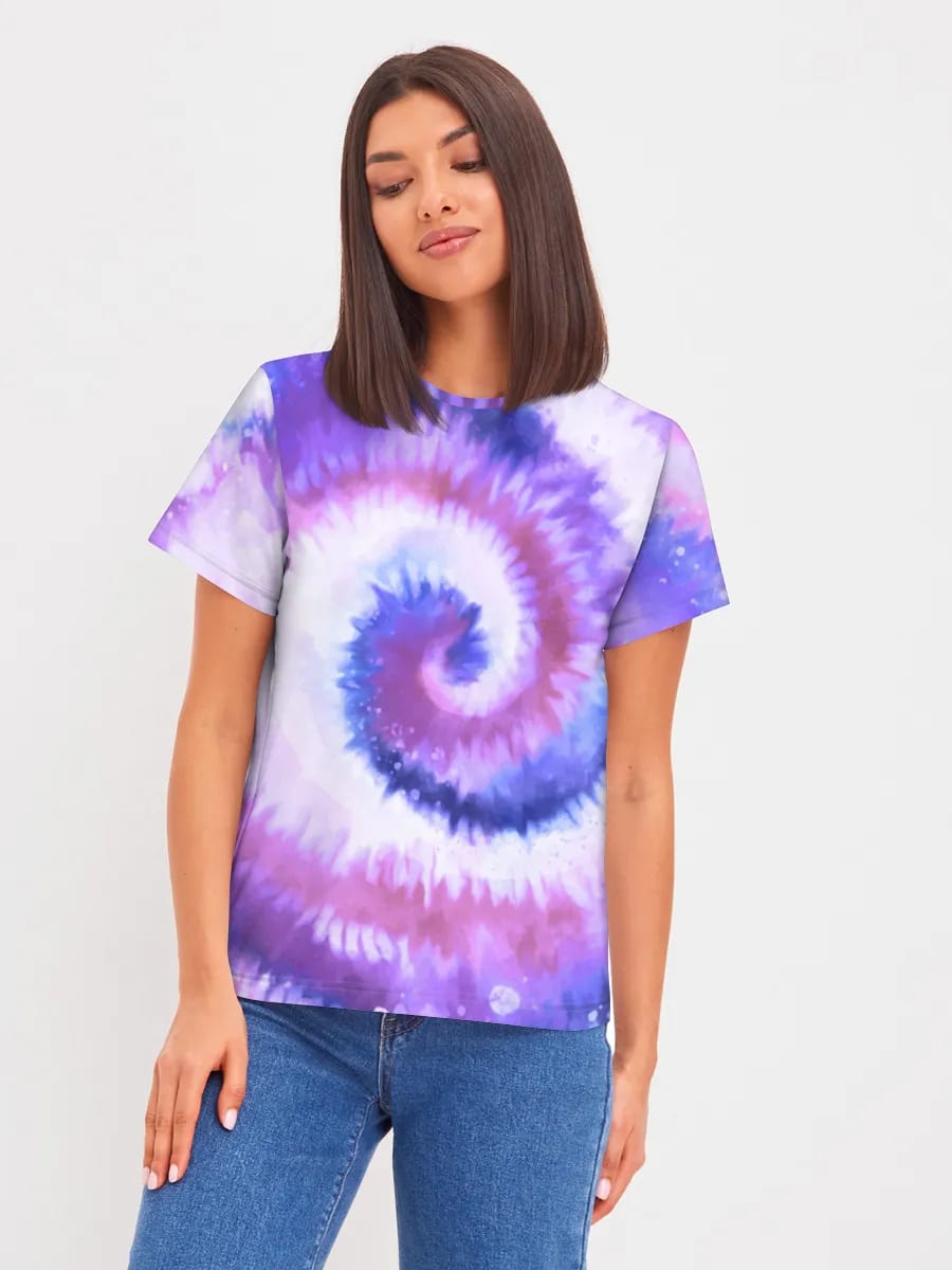 Pastell Tie-Dye-Spirale