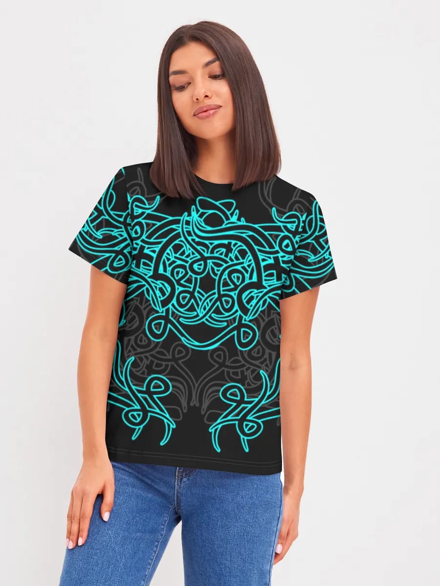 Neon Ornamentale Symmetrie