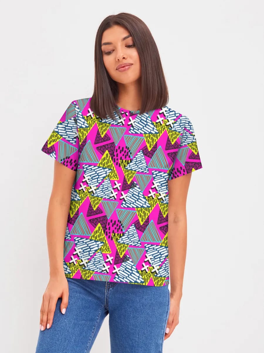 Neon Memphis Geometrische Formen