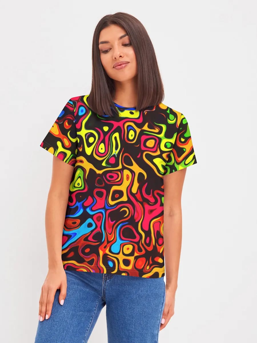 Psychedelischer Farbenschmelz