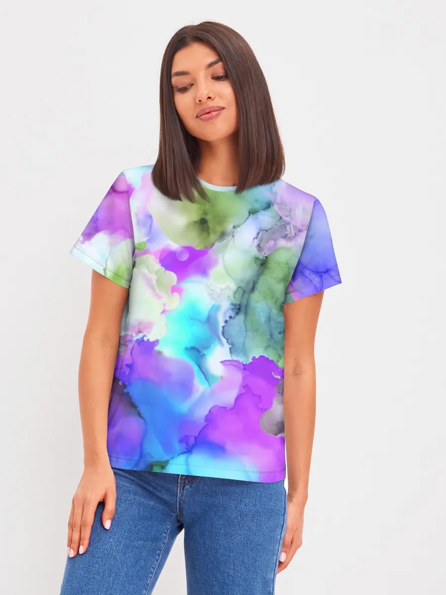 Vibrant Alcohol Ink Clouds