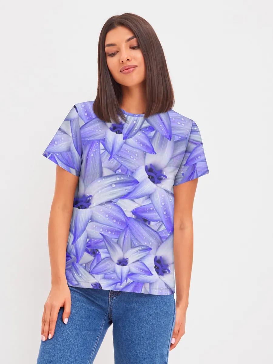 Blue Wildflower Petals